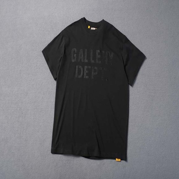 Gallery Dept. Gradient Logo Print Short Sleeve Black